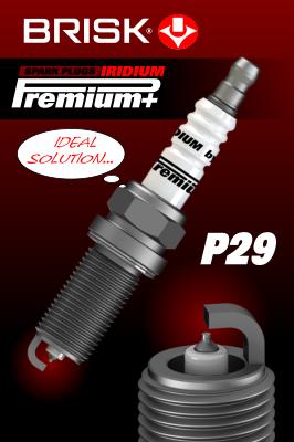 Свеча зажигания p29 iridium premium+