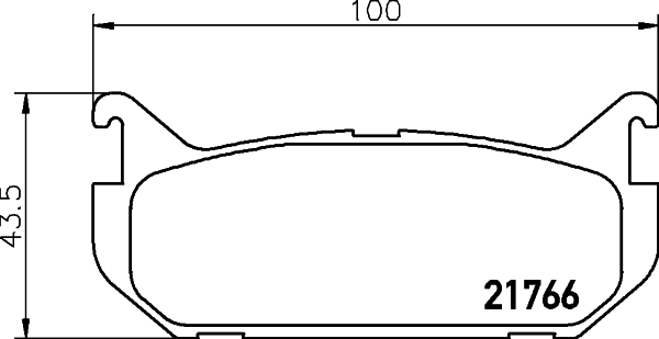 Колодки тормозные дисковые комплект HELLA/BEHR/PAGID 8DB355027-301