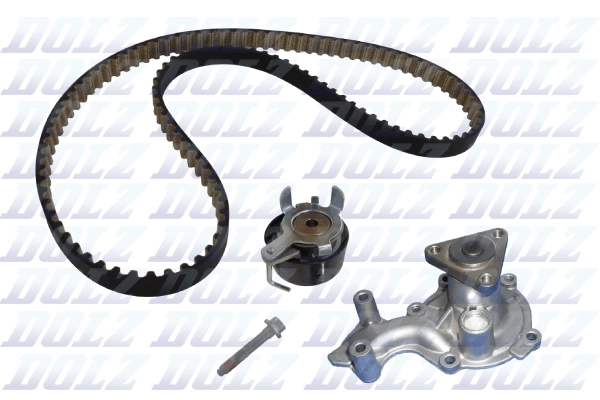 Комплект грм с водяным насосом f207 ford b-max/c-max/fiesta/focus/transit ecoboost 1.0 DOLZ KD177IO
