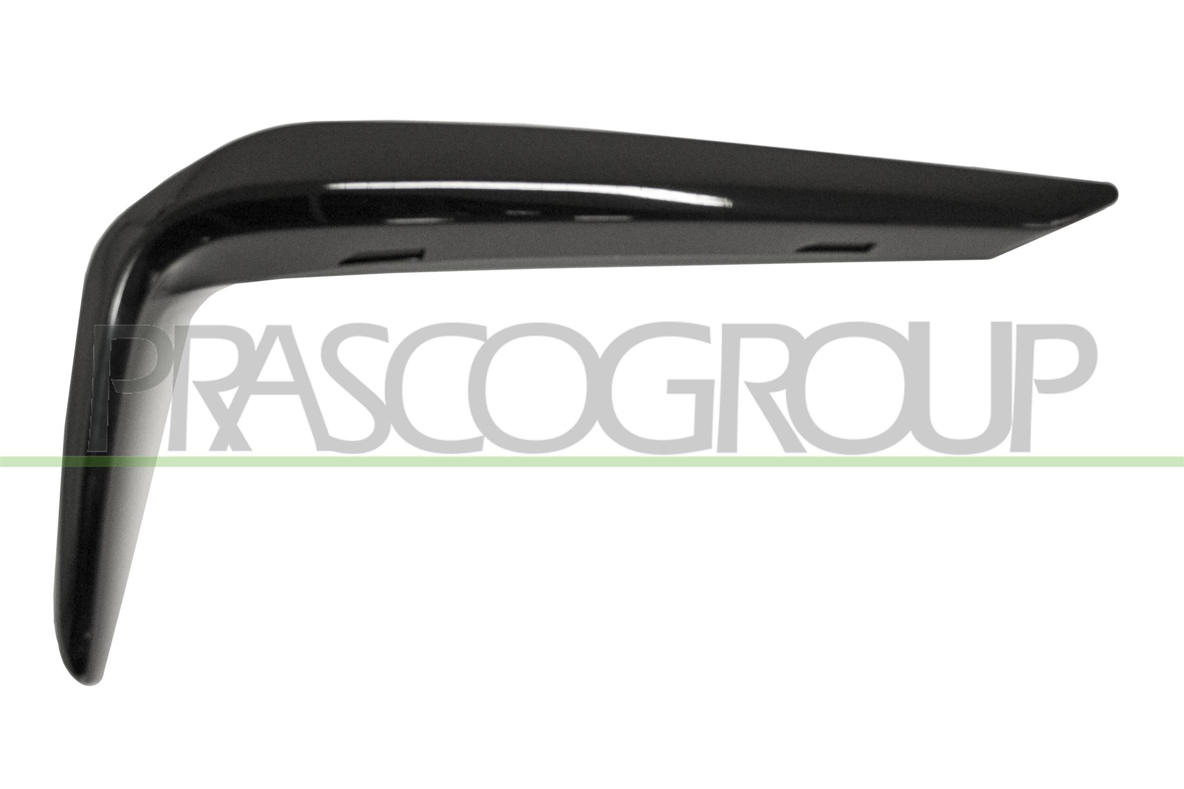 Bm0531223 молдинг бампера переднего правый черный bmw 5-ser. (g30) m-tech 03/18- PRASCO BM0531223