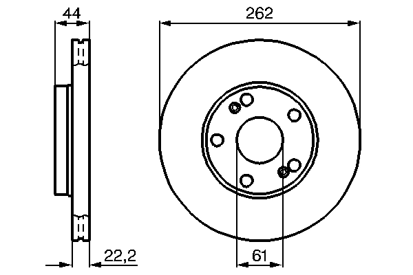 Тормозные диски BOSCH 0 986 478 864