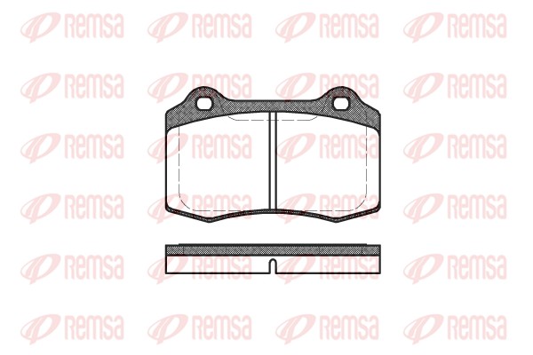Тормозные колодки REMSA 0434.30