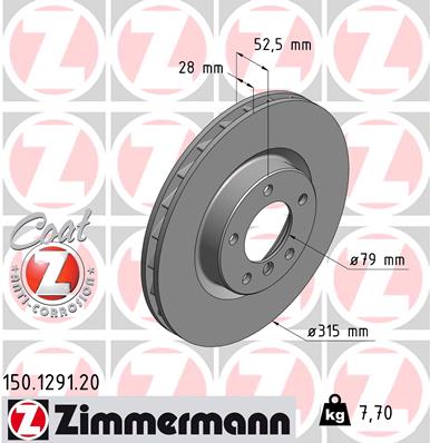 Тормозной диск coat z