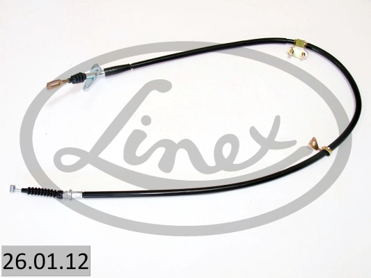 Трос стояночного тормоза прав mazda 323 89-94 LINEX 26.01.12