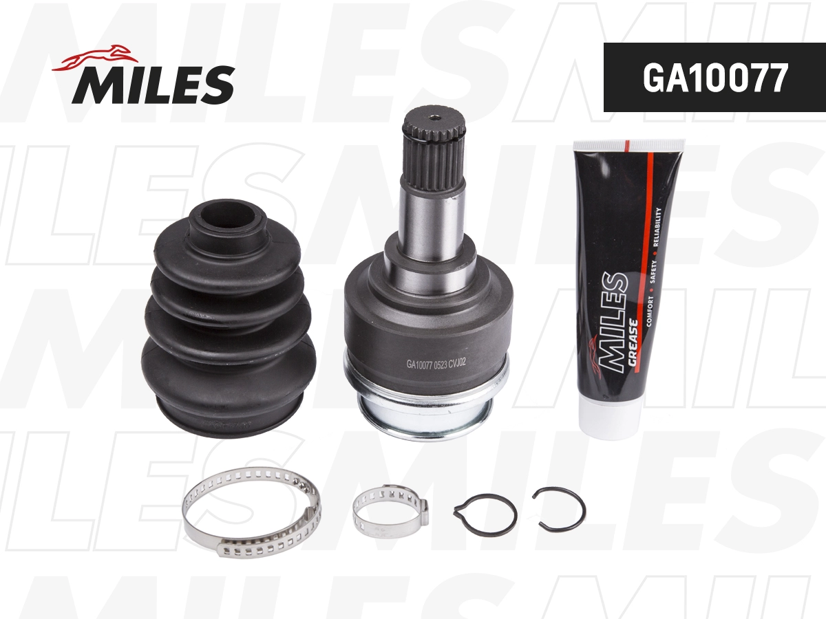 Ga10077 шрус ford escort iii-iv/fiesta i-iii 1.0-1.6d 76-95 внутр. MILES GA10077