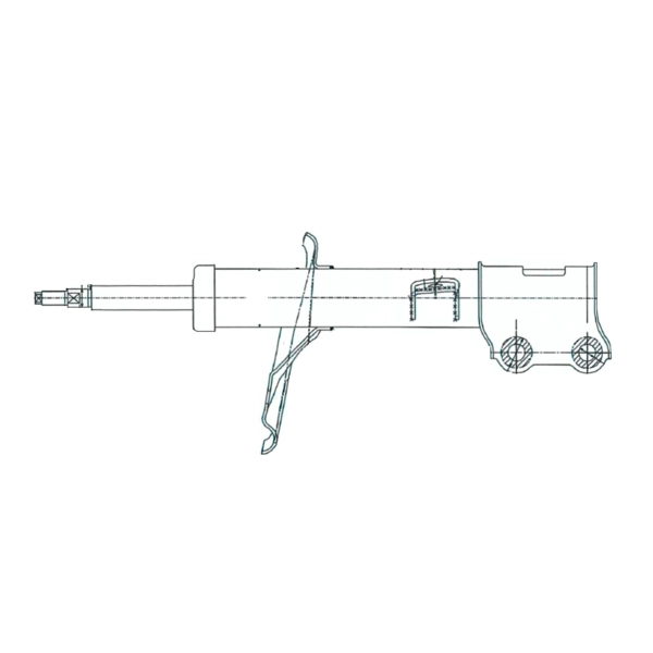 Gy0709g амортизатор передний правый газовый