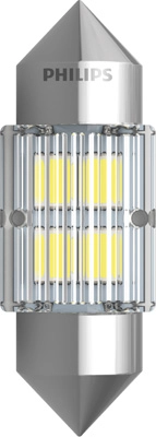 Лампа светодиодная led festoon 30mm 11860 cu31 12v b1 блистер 1шт PHILIPS 11860CU31B1