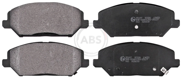 Комплект колодок для дисковых тормозов A.B.S. 35187