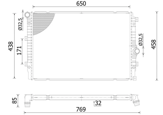 Радиатор MAHLE/KNECHT CR2428000S
