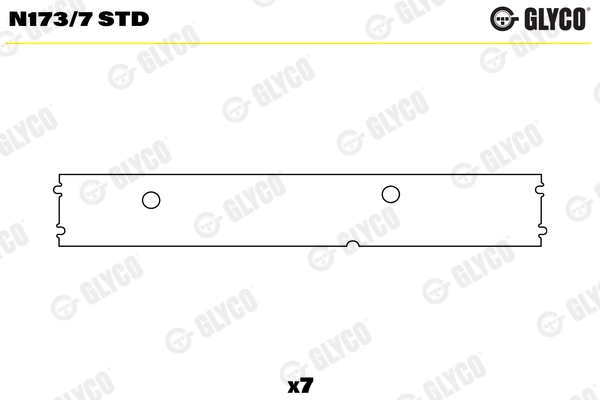 N173/7 std втулки распредвала к-т std GLYCO N173/7 STD