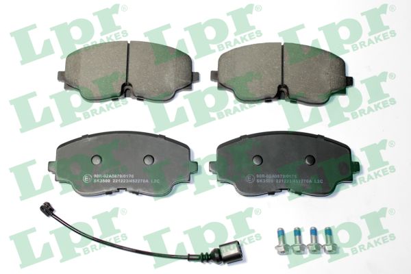 Колодки тормозные дисковые lpr LPR 05P2270A