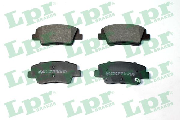 Колодки тормозные дисковые lpr LPR 05P2361