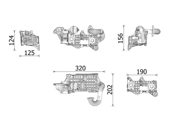 Ce 43 000p автодеталь MAHLE/KNECHT CE 43 000P