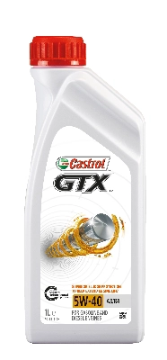 15f686 gtx 5w-40 a3/b4 1 л масло моторное CASTROL 15218E