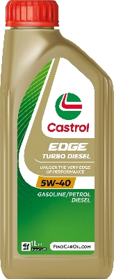 Edge turbo diesel 5w-40 1 л масло моторное CASTROL 15F816