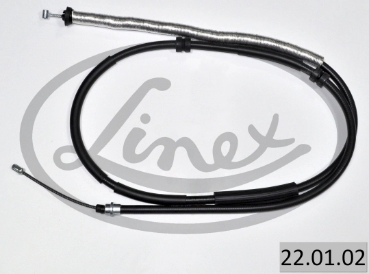 Трос стояночного тормоза лев lancia delta 1.4 1.6 1.9 2008- 1960/1700мм LINEX 22.01.02