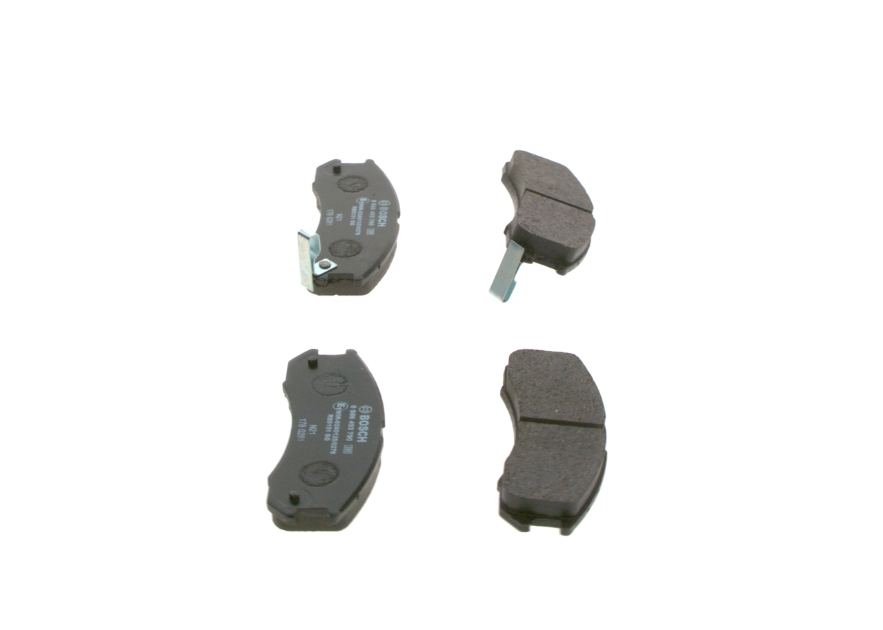 Тормозные колодки BOSCH 0986493790