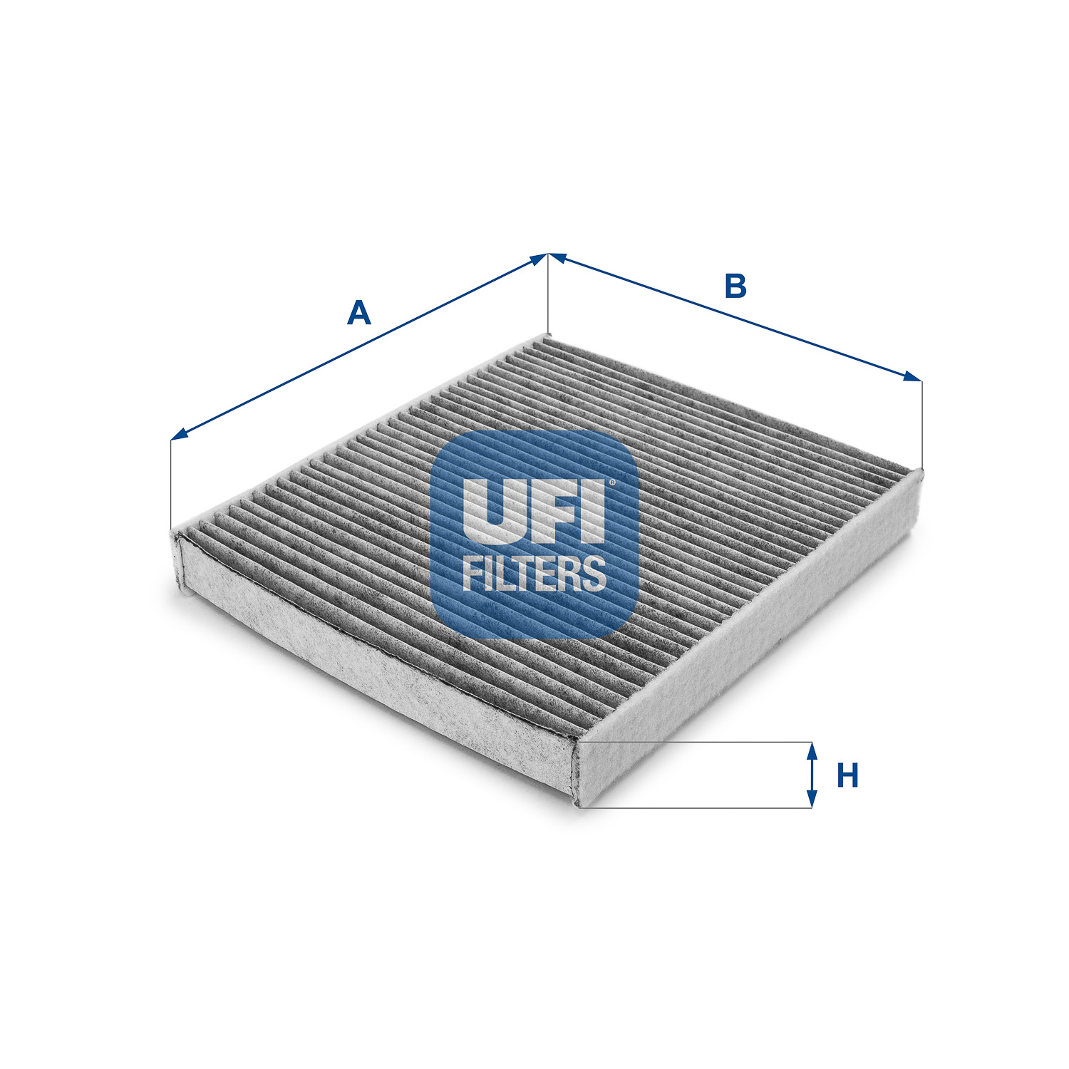 Фильтр салона угольный 35x258x224 UFI 54.199.00
