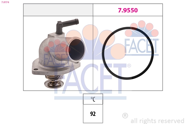 Термостат FACET 7.8174