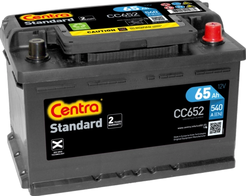 Аккумулятор CENTRA CC652