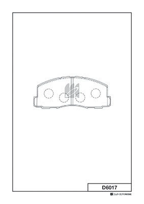 Колодки тормозные дисковые MK KASHIYAMA D6017