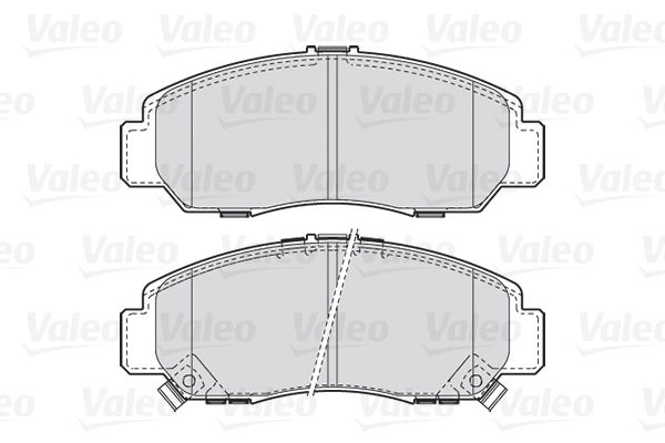 Колодки тормозные дисковые VALEO 301887