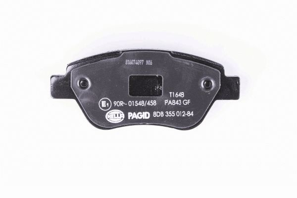 Колодки тормозные дисковые HELLA/BEHR/PAGID 8DB355012-841