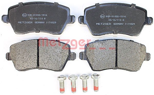 Колодки тормозные дисковые METZGER 1170029