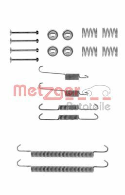 Комплект монтажный тормозных колодок METZGER 105-0757