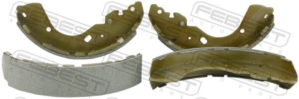 Колодки тормозные задние барабанные FEBEST 0202D40TR