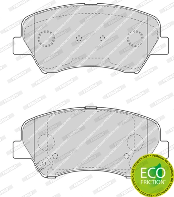 Колодки тормозные дисковые FERODO FDB4613