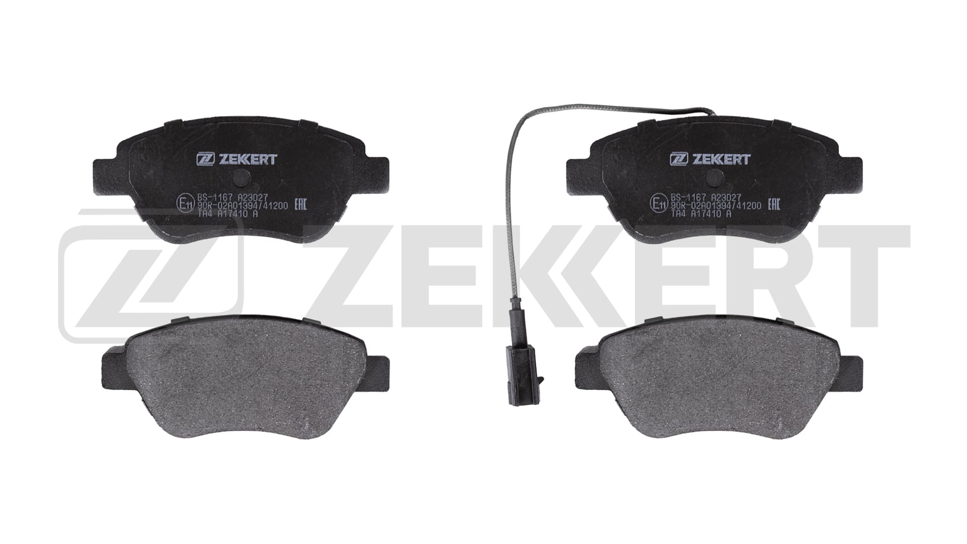 Колодки тормозные ZEKKERT BS1167