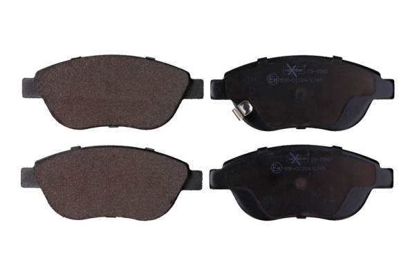 Комплект тормозных колодок дисковый тормоз MAXGEAR 19-1540