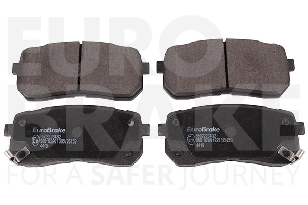 Тормозные колодки дисковые задние EUROBRAKE 5502223432