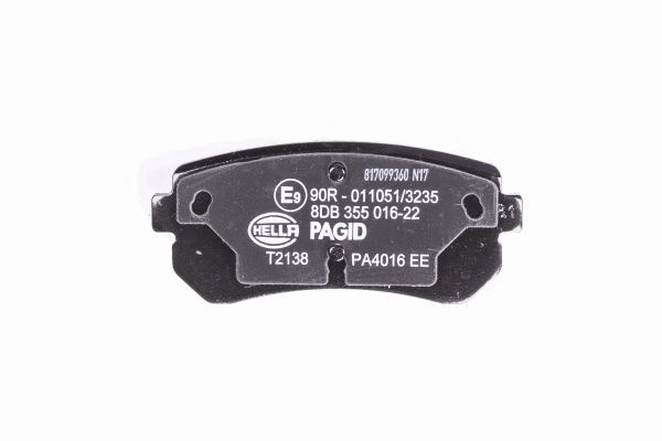 Колодки тормозные дисковые HELLA/BEHR/PAGID 8DB355016221
