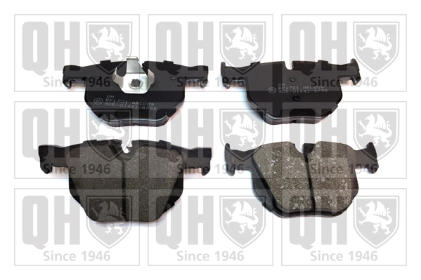 Колодки тормозные дисковые QUINTON HAZELL BP1721
