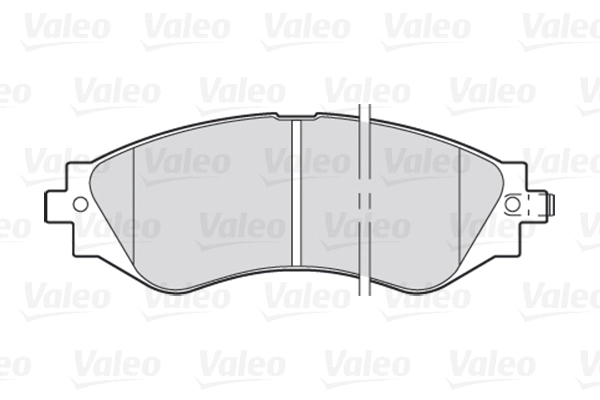 Колодки тормозные дисковые VALEO 301361