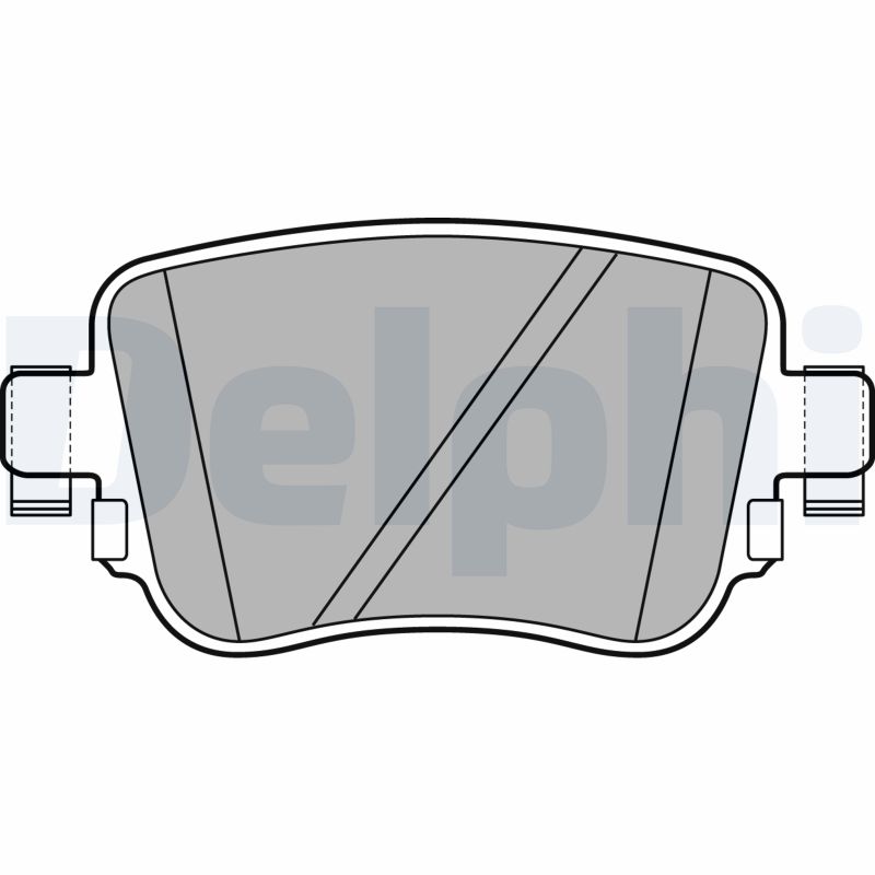 Колодки тормозные дисковые DELPHI LP2709