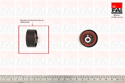 Ролик натяжной ремня грм FAI AUTOPARTS T9520