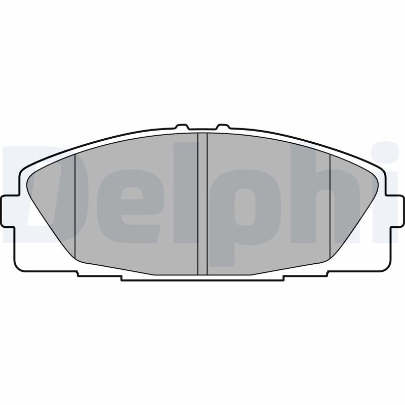 Колодки тормозные DELPHI LP2473