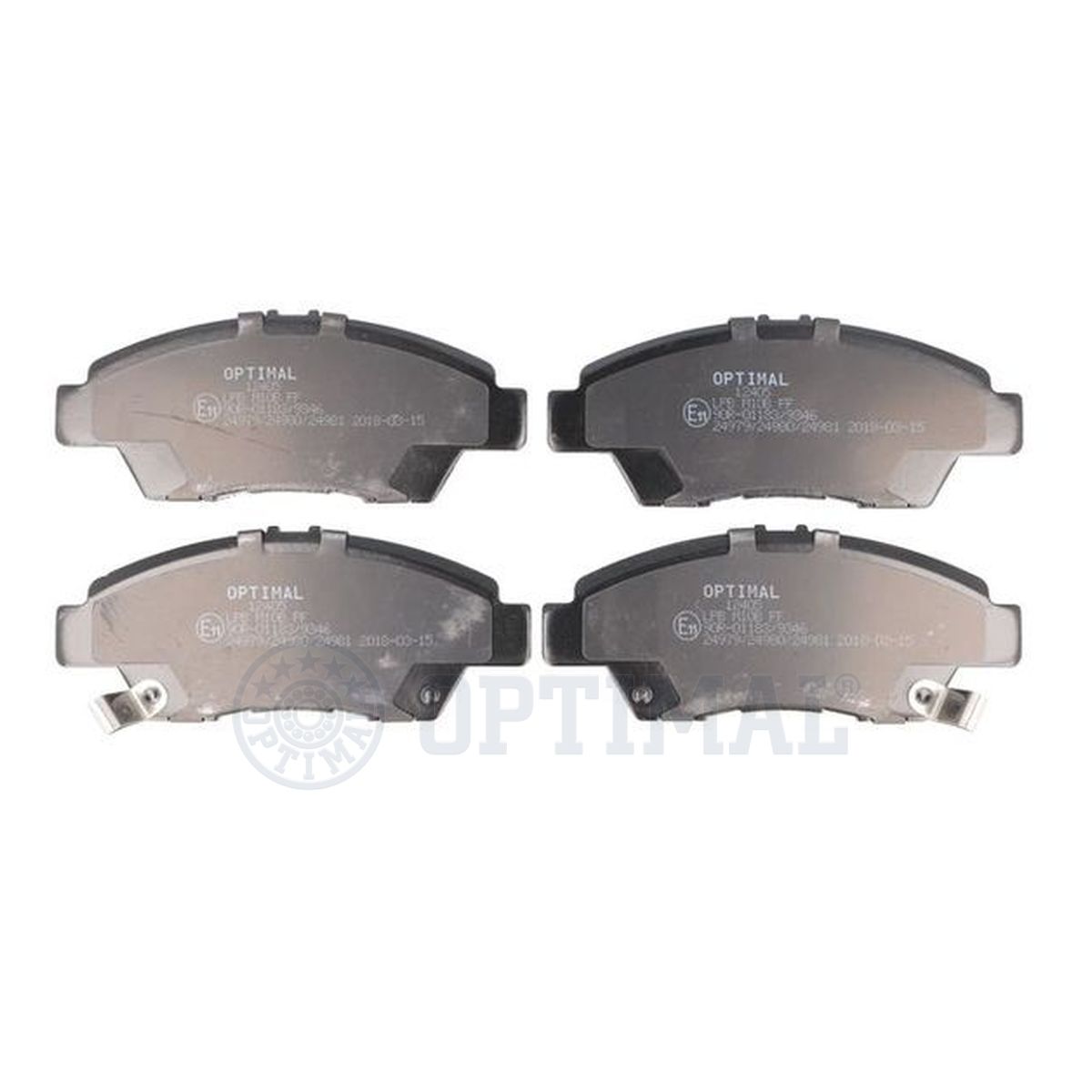 Колодки тормозные дисковые OPTIMAL 12405