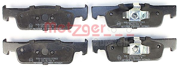 Колодки тормозные дисковые METZGER 1170621