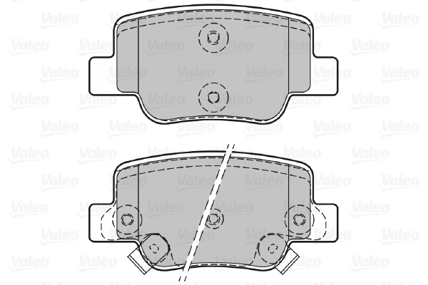 Колодки тормозные дисковые VALEO 601064