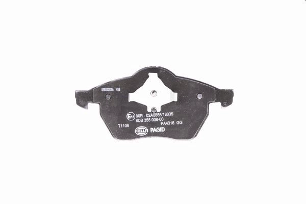 Комплект тормозных колодок дисковый тормоз HELLA/BEHR/PAGID 8DB355008-001