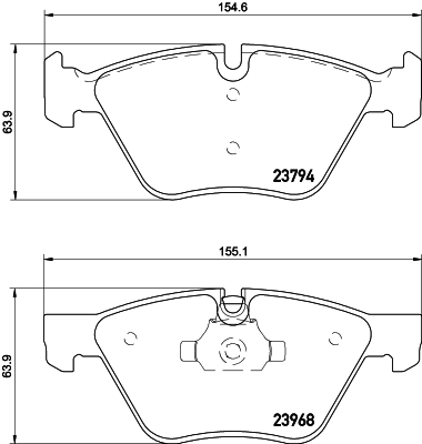 Колодки тормозные HELLA/BEHR/PAGID 8DB355011-321