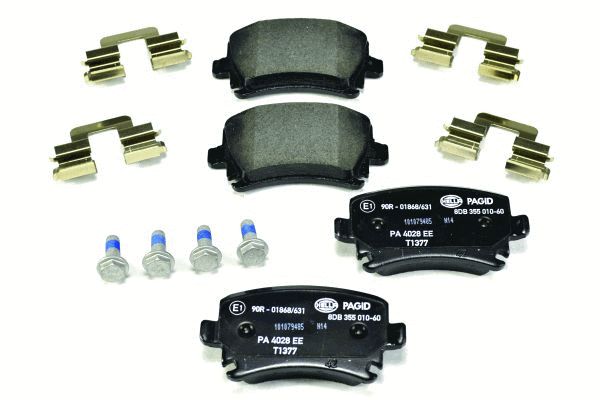 Колодки тормозные дисковые HELLA/BEHR/PAGID 8DB355010-601