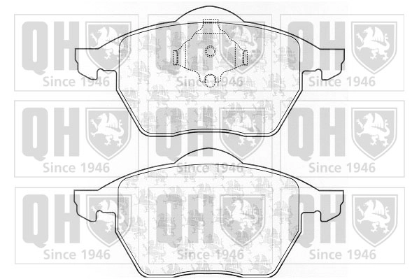 Колодки тормозные QUINTON HAZELL BP975