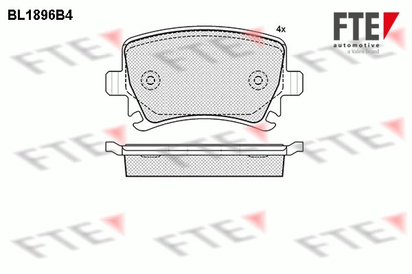 Запчасть FTE BL1896B4