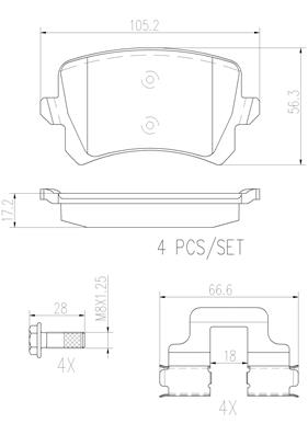  BREMBO P85109N