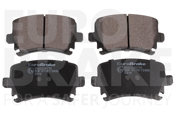Комплект тормозных колодок. дисковый тормоз EUROBRAKE 5502224775